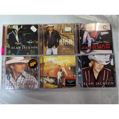 ALAN JACKSON - Set of 6 CDs Collection 1