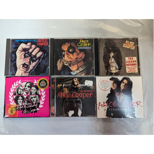 ALICE COOPER - Set of 6 CDs