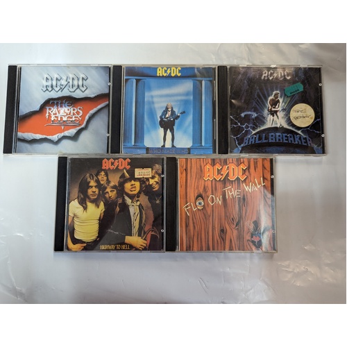 ACDC - Set of 5 CDs Collection 2