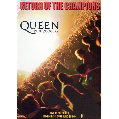 Queen & Paul Rodgers - Return Of The Champions (Australia PAL All Region) DVD