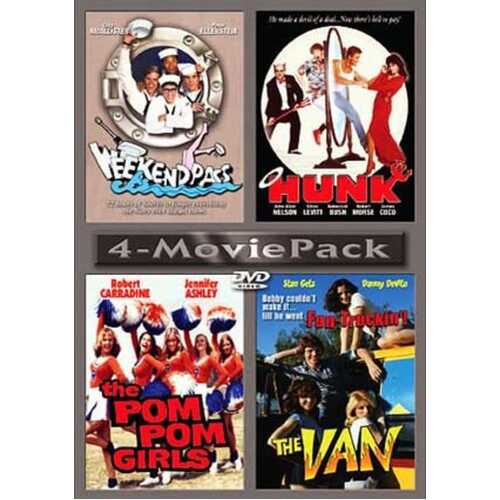 4-Movie Pack - Weekend Pass, Hunk, Pom Pom Girls, The Van (2 DVDs) Drive-In Comedy