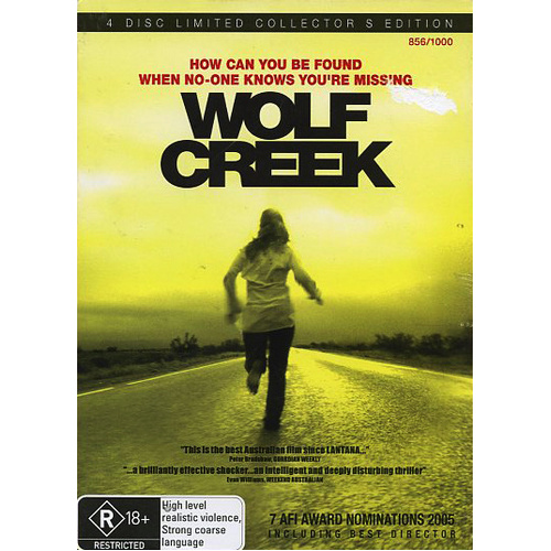 Wolf Creek Limited Edition ­[Region 4, DVD] #581/1000
