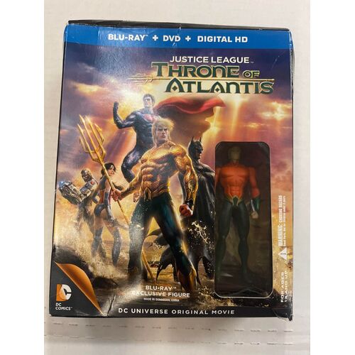Justice League: Throne of Atlantis [Figurine & Blu-ray/DVD]