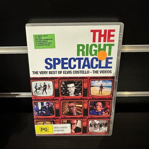 ELVIS COSTELLO - The Right Spectacle - The Very Best Of The Videos DVD Exc Cond!