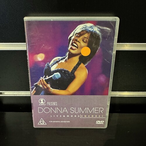 VH1 Presents DONNA SUMMER - Live & More Encore! (DVD, 1999) GC