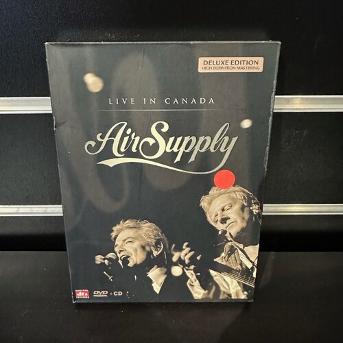 AIR SUPPLY - LIVE IN CANADA - DELUXE EDITION DVD + CD -RARE - ALL REGIONS - GC