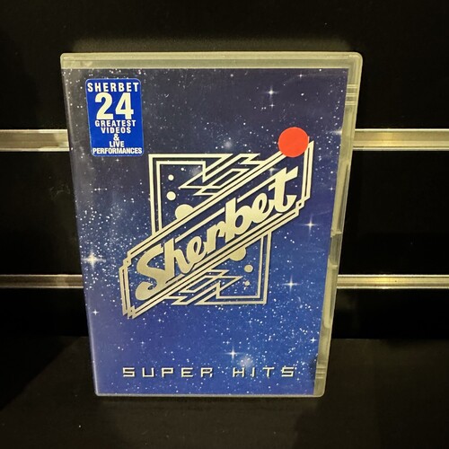 SHERBET - SUPER HITS DVD & BOOKLET (24 GREATEST VIDEOS & LIVE PERFORMANCES) VGC