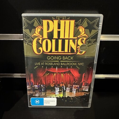 PHIL COLLINS - GOING BACK : LIVE AT ROSELAND BALLROOM, NYC ( DVD , ALL REGION ) GC