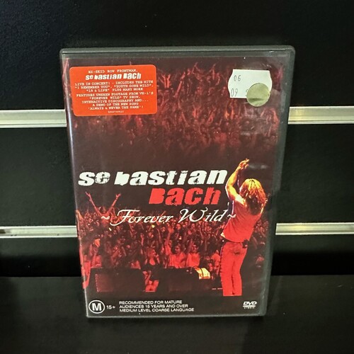 SEBASTIAN BACH - FOREVER WILD (DVD) REGION 4 - GC