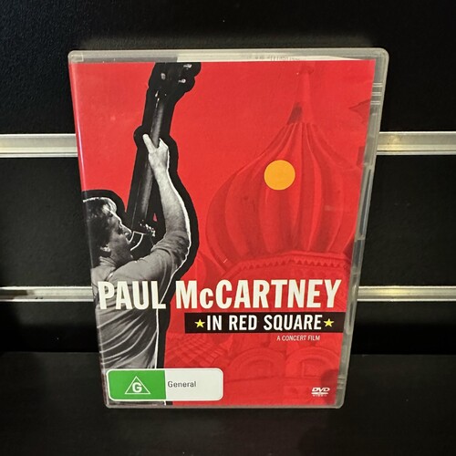 PAUL McCARTNEY 'In Red Square' Region 4 DVD - GC
