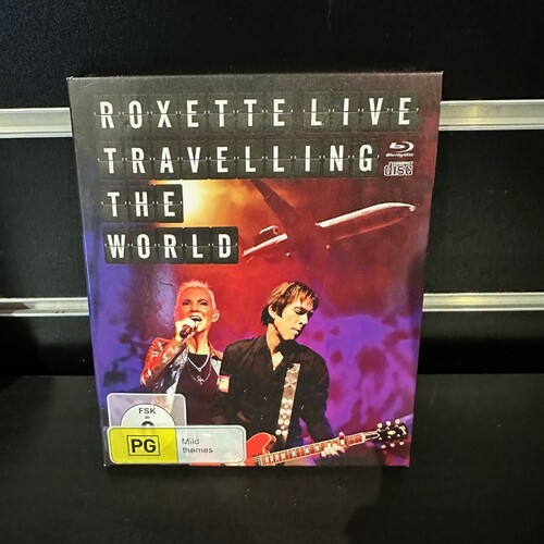 ROXETTE LIVE - TRAVELLING THE WORLD - BLU-RAY & CD - ALL REGIONS - GC