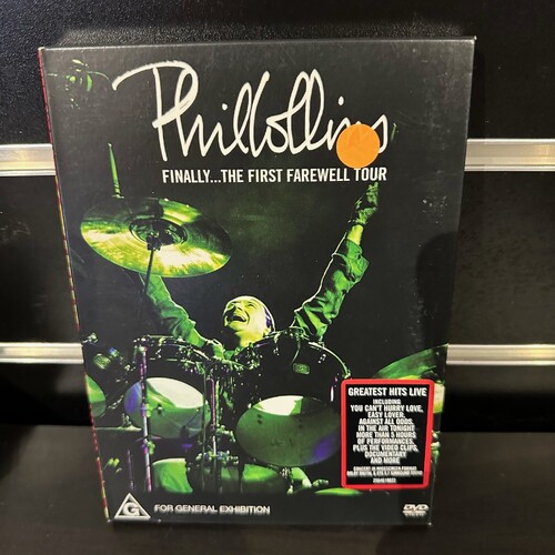 PHIL COLLINS - FINALLY THE FIRST FAREWELL TOUR - DVD - REGION 4 - GC