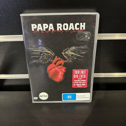 PAPA ROACH - LIVE & MURDEROUS IN CHACAGO - DVD - ALL REGIONS - GC