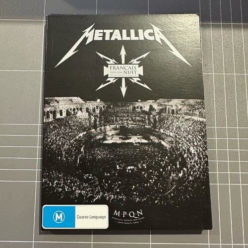 METALLICA - Français Pour une Nuit  (DVD, 2009) Region 0 - GC