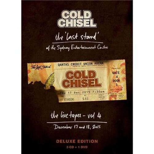 COLD CHISEL Box Set 3CD/1DVD + BOOKLET - The Live Tapes Vol 4 - RARE!