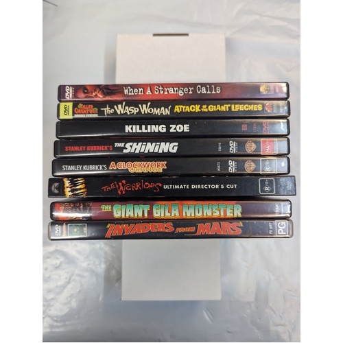 Horror DVD Collection 3 including The Shining & A Clockwork Orange