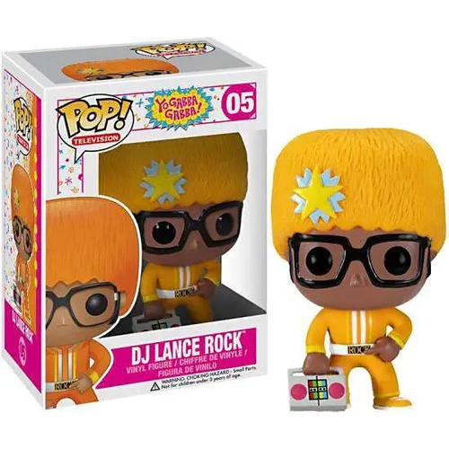 POP! Vinyl Yo Gabba Gabba - DJ Lance Rock #05 (Not mint box) Rare Vaulted