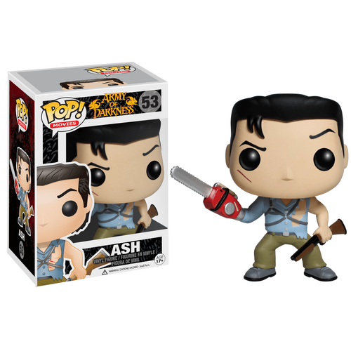 FUNKO POP MOVIES ARMY OF DARKNESS #53 ASH VAULTED VINYL FIGURE WITH PROTECTOR