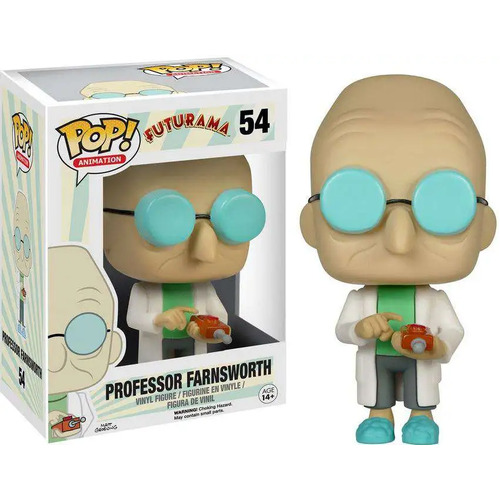 POP! Vinyl Futurama - Professor Farnsworth #54 Rare Funko with pop protector