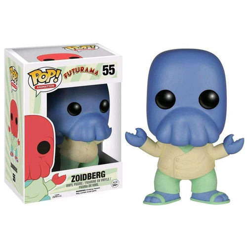 POP! Vinyl Futurama - Zoidberg (Universe Blue) #55 Rare with Pop Protector