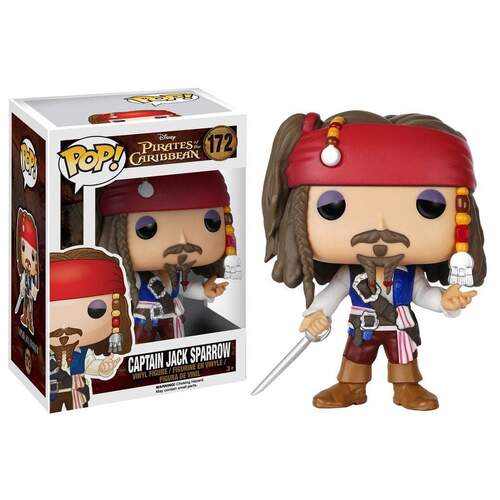 POP! Vinyl Pirates of the Caribbean - Captain Jack Sparrow #172 with Pop Protector