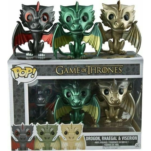 POP! Vinyl Game of Thrones - Drogon, Rhaegal & Viserion Pack (Not Mint Box) #1