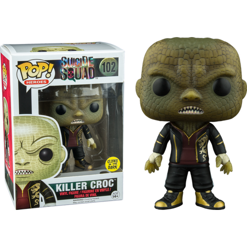 POP! Vinyl Suicide Squad - Killer Croc GLOW Edition #102