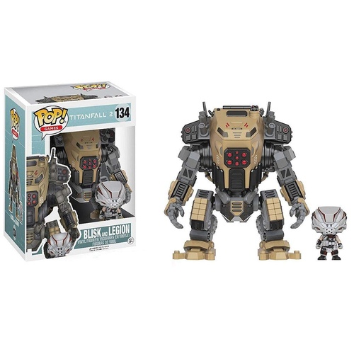 POP! Vinyl Titanfall 2 - 6" Blisk and Legion #134 (Not mint box)