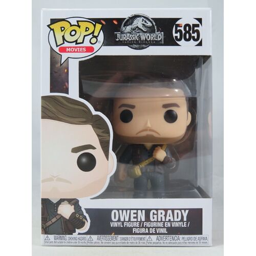 Movies Funko Pop - Owen Grady - Jurassic World - No. 585 - Free Protector