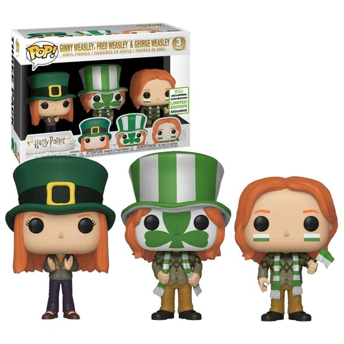 POP! Vinyl Harry Potter - 3 Pack 2019 ECCC Ginny, Fred & George Weasly