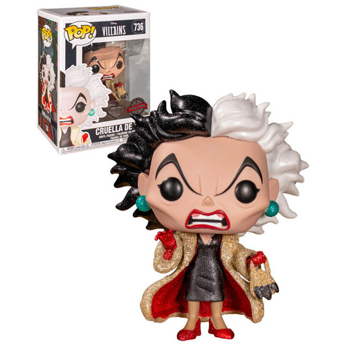 Disney Villains - Cruella De Vil (Diamond Glitter) Funko POP! #736