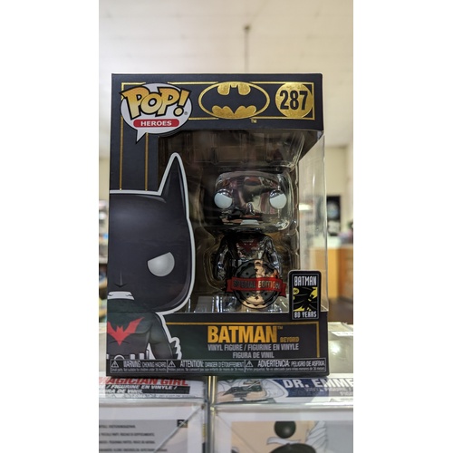 POP! Vinyl DC Batman - Batman Beyond #287 (Special Edition Sticker) RARE 80 Years