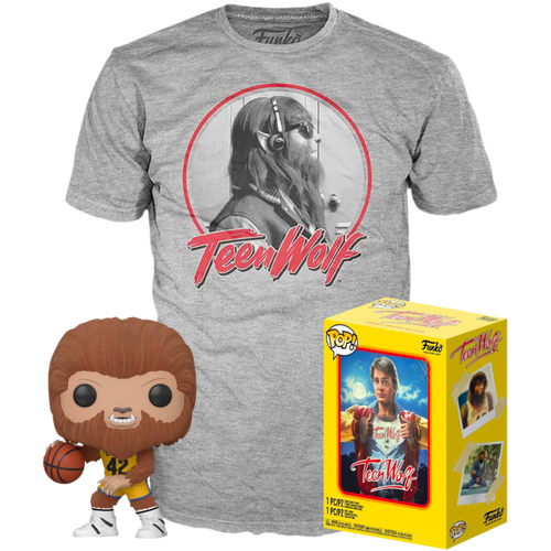 Teen Wolf - Scott Howard Flocked Pop! Vinyl Figure & T-Shirt Box Set XL