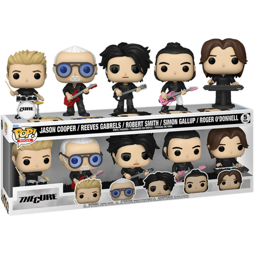 The Cure - Jason, Reeves, Robert, Simon & Roger Pop! Vinyl Figure 5-Pack