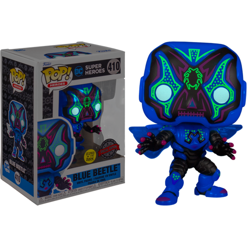 POP! Vinyl DC Heroes - Blue Beetle #410 GLOW Special Edition