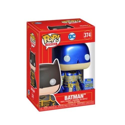 POP! Vinyl DC - Batman Metallic Blue Imperial #374 2021 Convention Exclusive