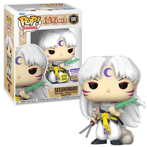 Inuyasha - Sesshomaru SDCC 2023 US Exclusive Glow Pop! Vinyl [RS] #1301