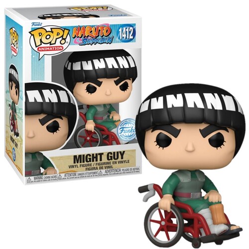 Naruto - Might Guy in Wheelchair #1412 US Exclusive Pop! Viny
