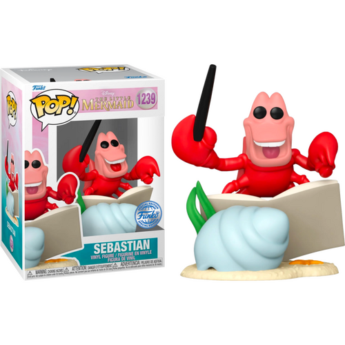 POP! Vinyl Little Mermaid - Sebastian #1239 Special Edition