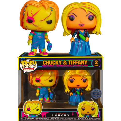 Bride Of Chucky - Tiffany & Chucky Blacklight Pop! Vinyl Figure 2-Pack