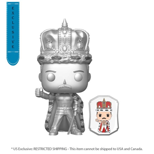 Queen – Freddie Mercury King US Exclusive Pop! with pin