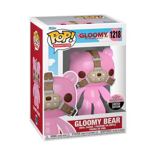 GLOOMY THE NAUGHTY GRIZZLY POP! GLOOMY BEAR WITH MUZZLE 1218 TOKYO TOY STICKERED