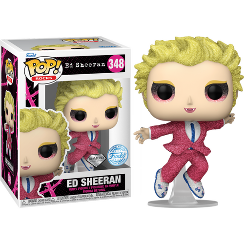 Ed Sheeran - Ed Sheeran in Pink Suit Diamond Glitter #348 Pop! Vinyl Figure [RS]