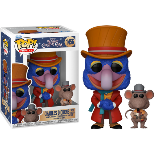 The Muppet Christmas Carol (1992) - Charles Dickens with Rizzo #1456 Pop! Vinyl Figure