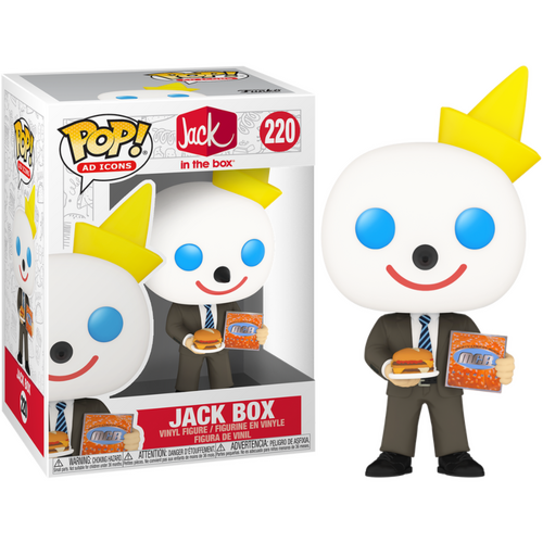 Ad Icons: Jack in the Box - Jack Box with Burger #220 Pop! Vinyl Figure