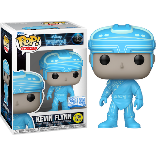 POP! Vinyl Disney Tron - Kevil Flynn #1856 Glow Edition Funko