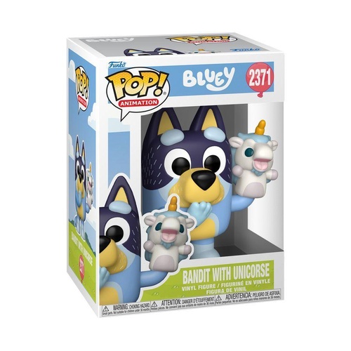 Bluey – Bandit with Unicorse Pop! Vinyl #2371