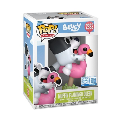 Bluey – Muffin Flamingo Queen US Exclusive Pop! Vinyl  #2383
