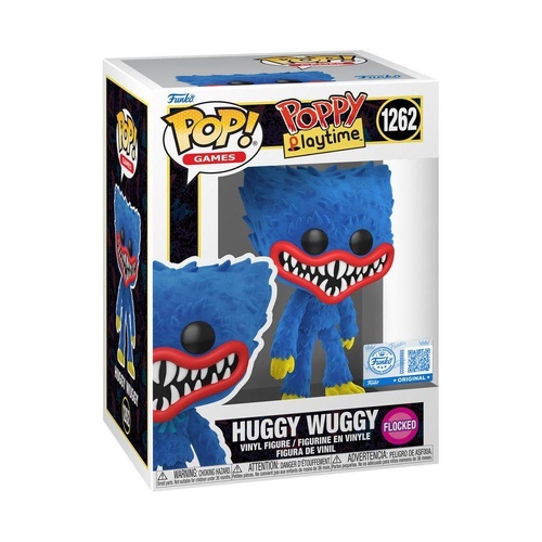 Poppy Playtime – Huggy Wuggy Exclusive Flocked Pop! Vinyl 1262
