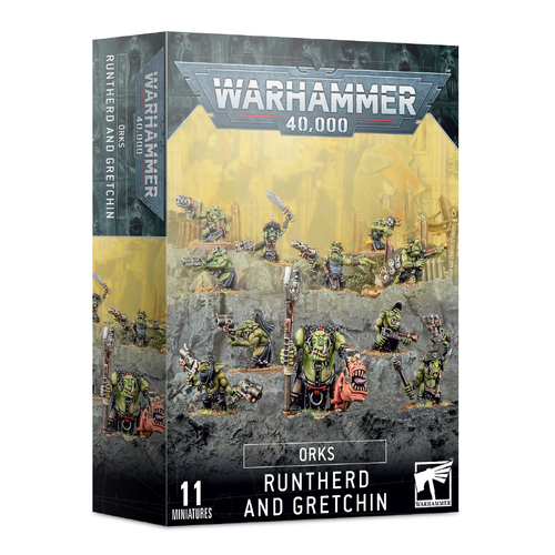 Warhammer 40k - Orks Runtherd and Gretchin (2021) 50-16